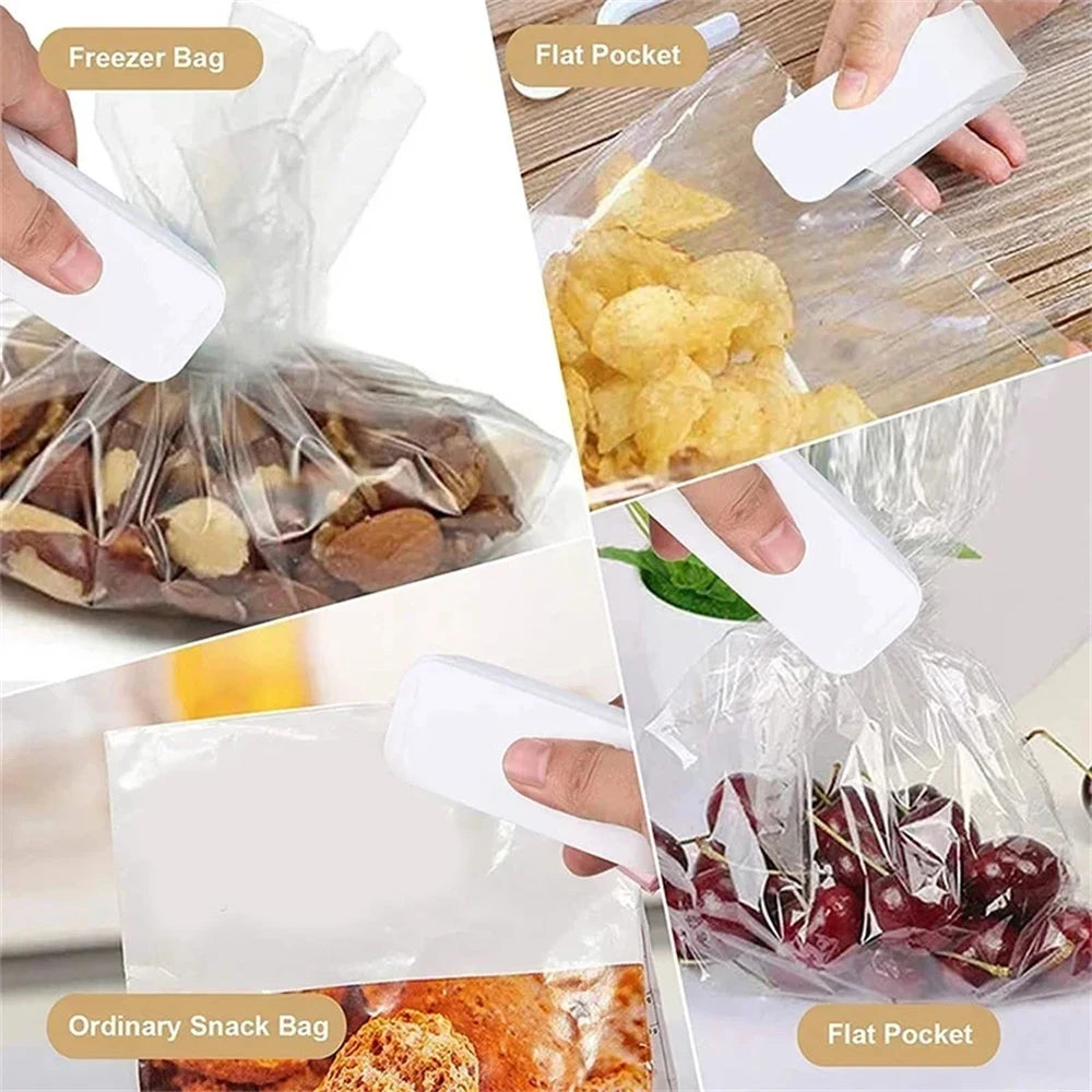 Mini Heat Bag Sealing Machine Thermal Plastic Food Bag Closure Portable Kitchen Special ToolsFood Packaging Heat Sealer