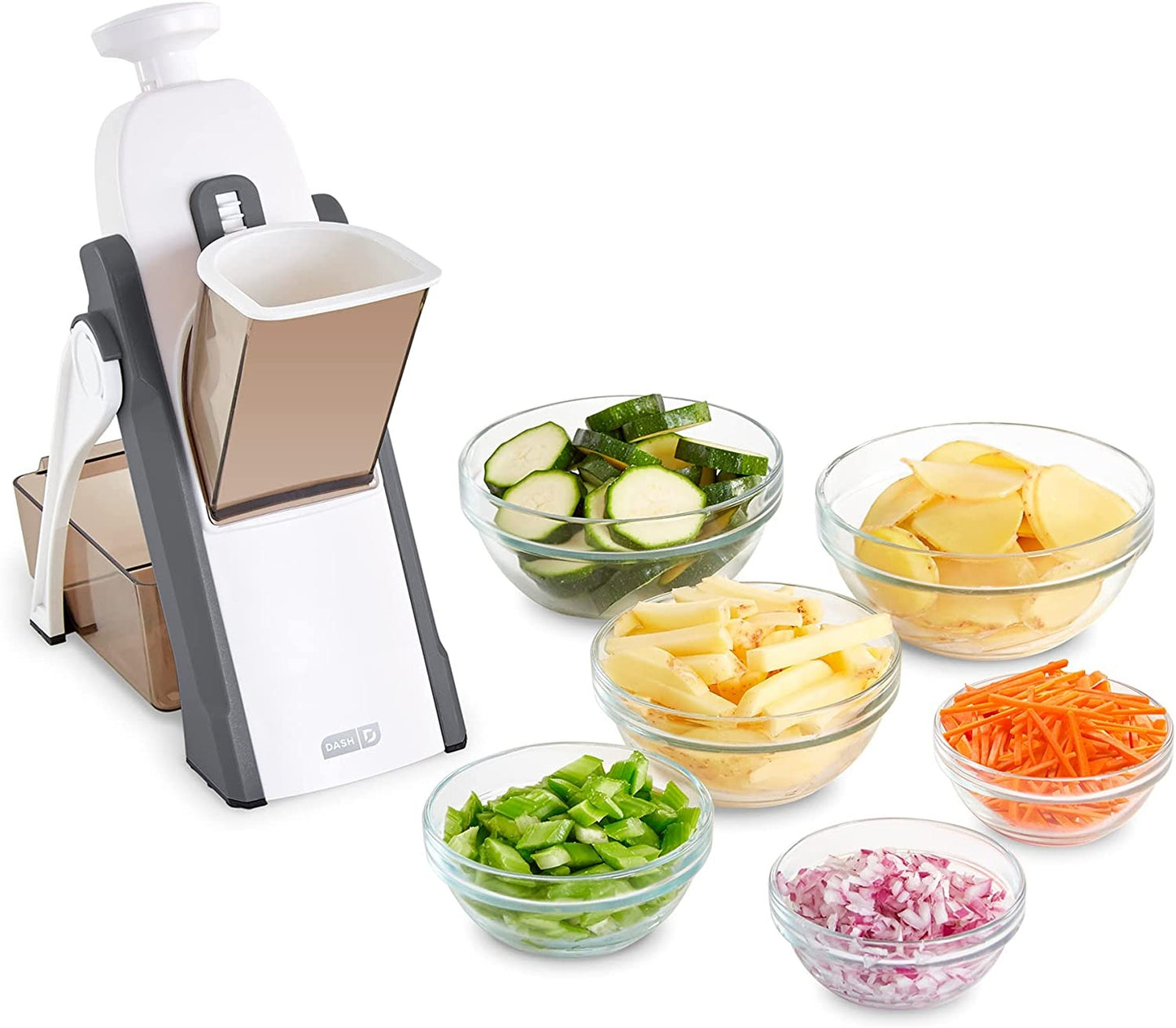 Slicer Safe Mandoline Vegetable Cutter Veggie Dicer Slicer for Julienne French Fry and Potato Get Storage Box with Lid